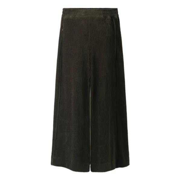 ME+EM Palazzo Pant in Rich Olive Green