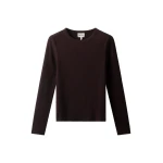 ME+EM Perfect Basic Top in Port Brown Mélange