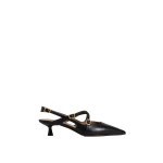 ME+EM Point Slingback Heel in Black | Heels | Luxury Shoes 