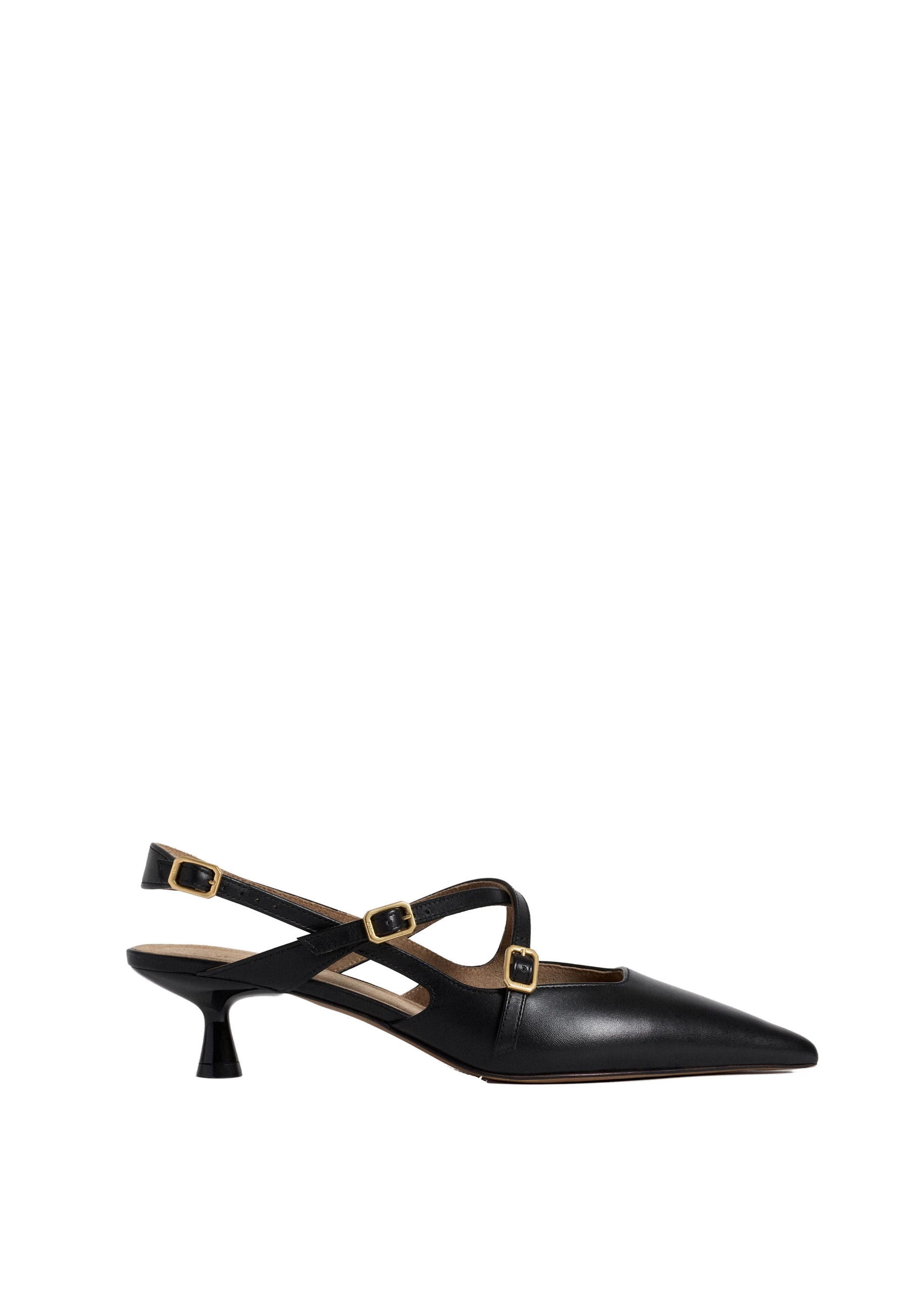 ME+EM Point Slingback Heel in Black ME+EM Point Slingback Heel in Black | Heels | Luxury Shoes