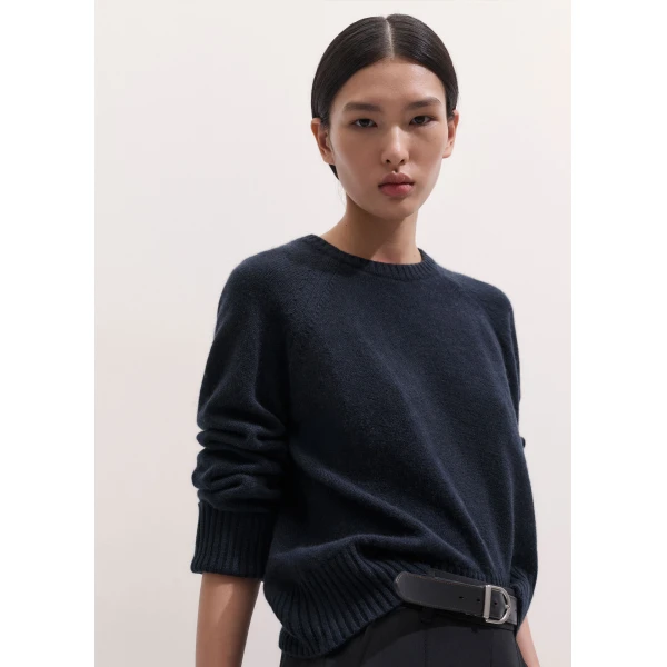 ME+EM Raglan Jumper + Snood in Navy