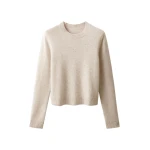 ME+EM Relaxed Crop Jumper in Cream