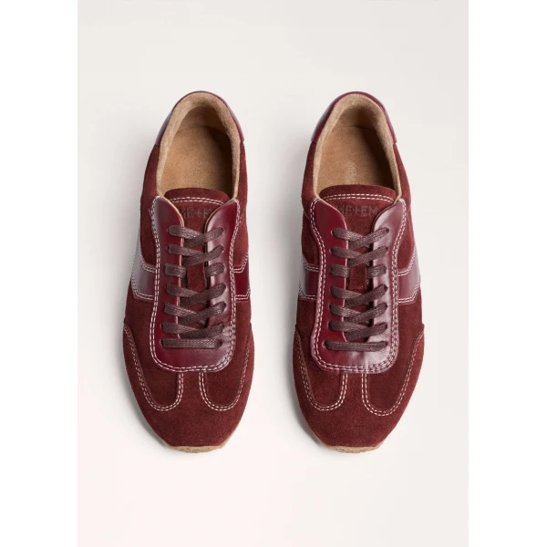 ME+EM Retro Runner Trainer in Rich Red