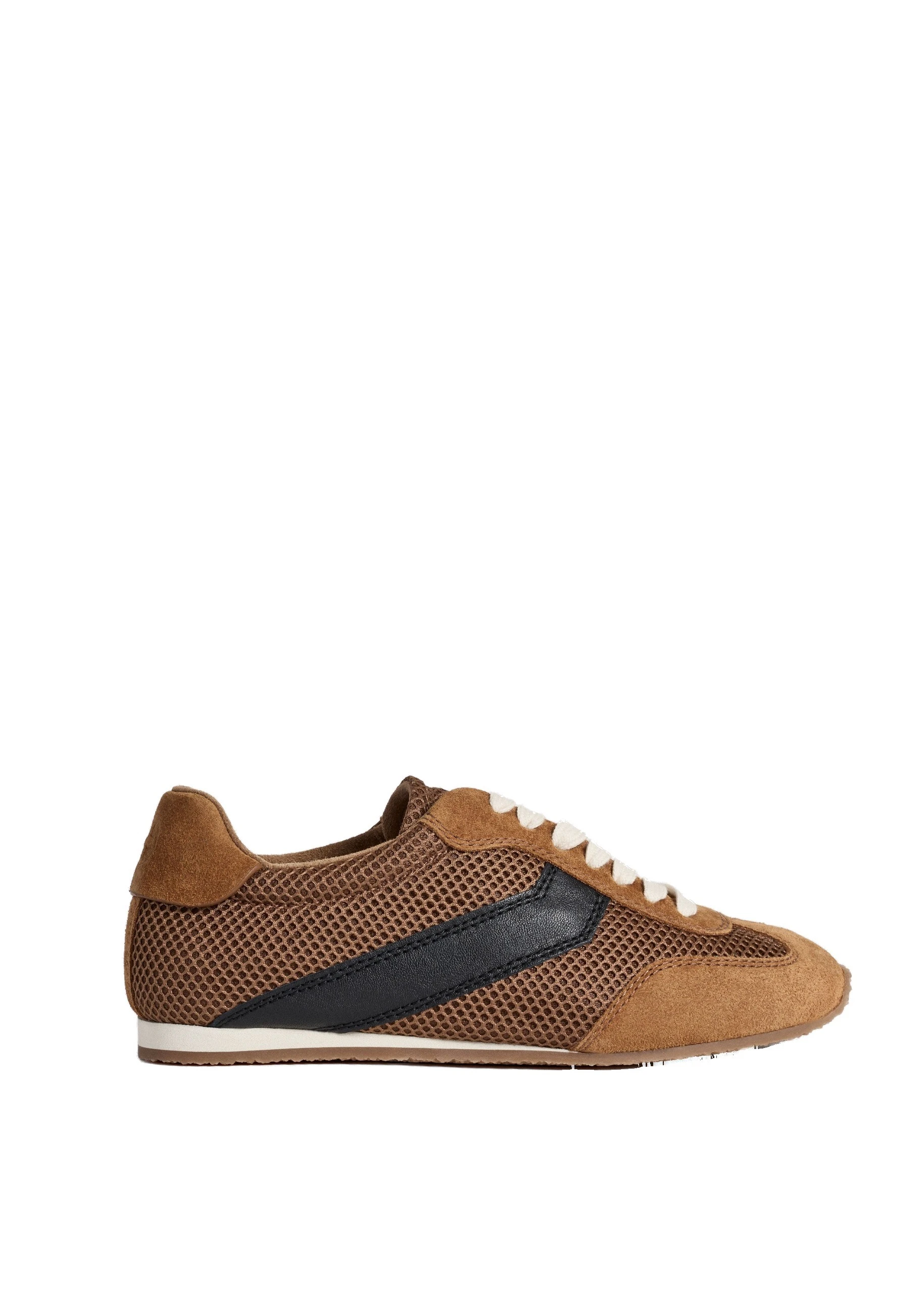 ME+EM Retro Runner in Pecan Brown/Black | Shoes | Luxury Shoes ME+EM Retro Runner in Pecan Brown/Black