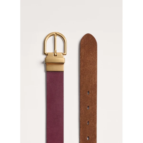 ME+EM Reversible Belt in Port Brown/Caramel