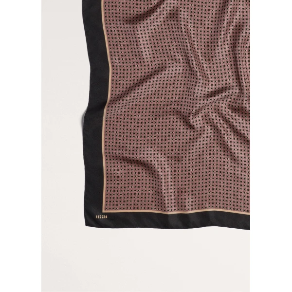 ME+EM Reversible Scarf in Barolo Red/Black