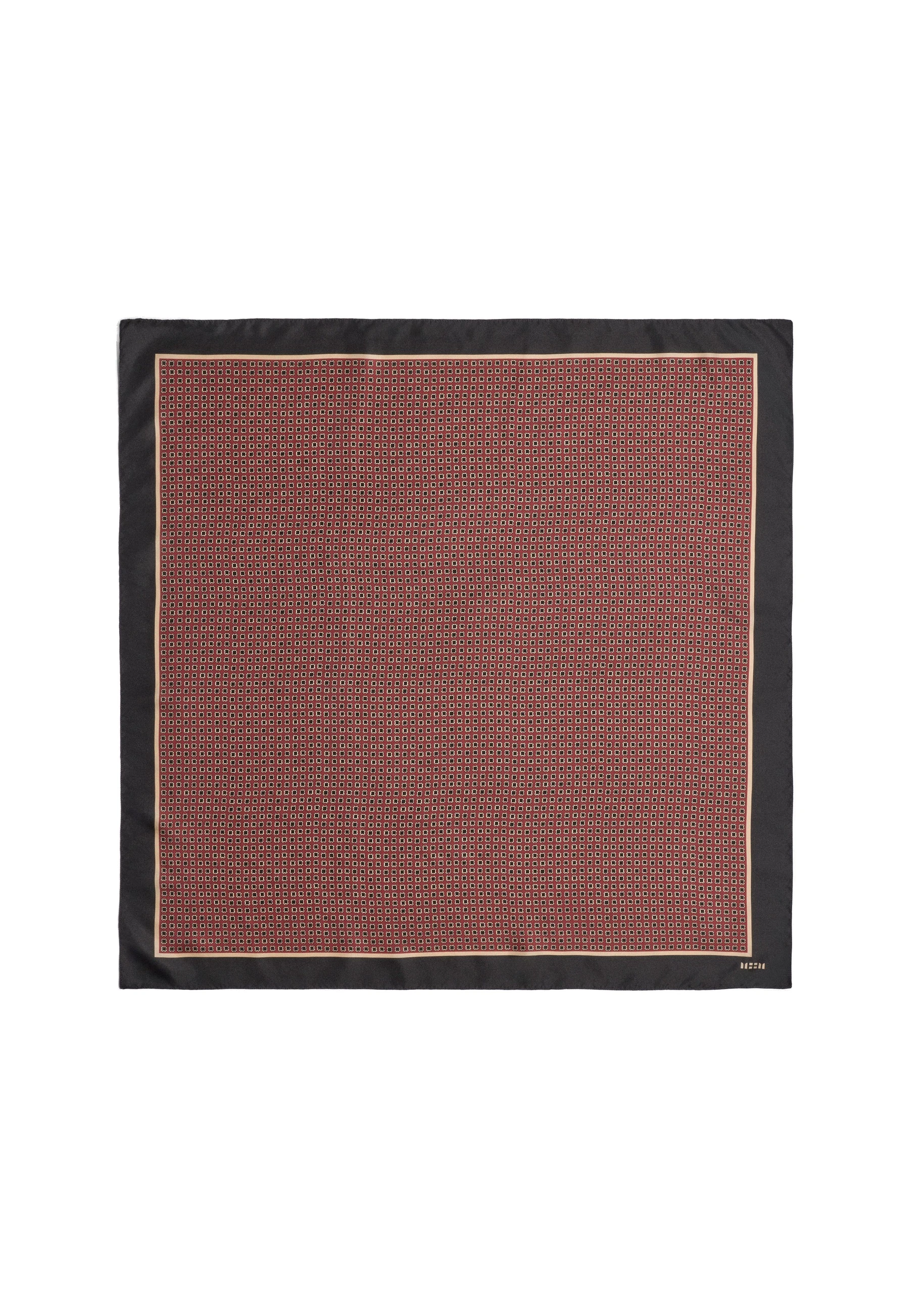 ME+EM Reversible Scarf in Barolo Red/Black | Accessories | Luxury Shoes ME+EM Reversible Scarf in Barolo Red/Black