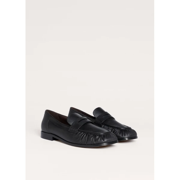ME+EM Ruched Loafer in Black
