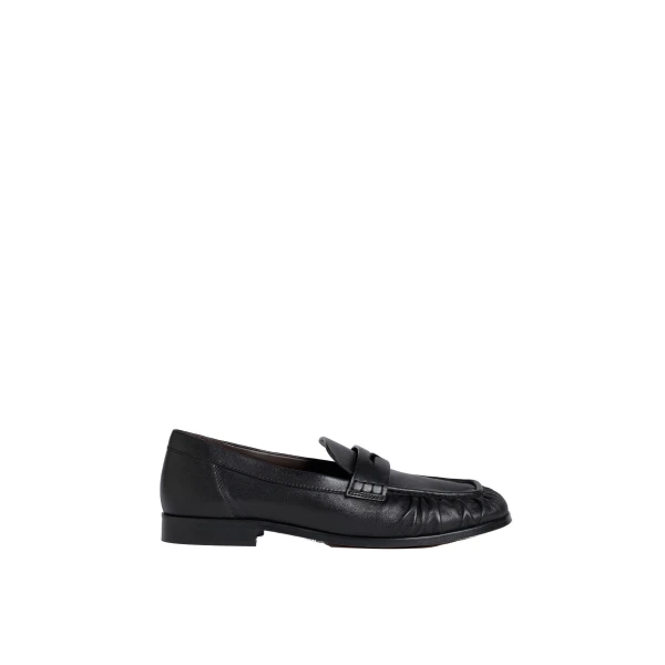 ME+EM Ruched Loafer in Black