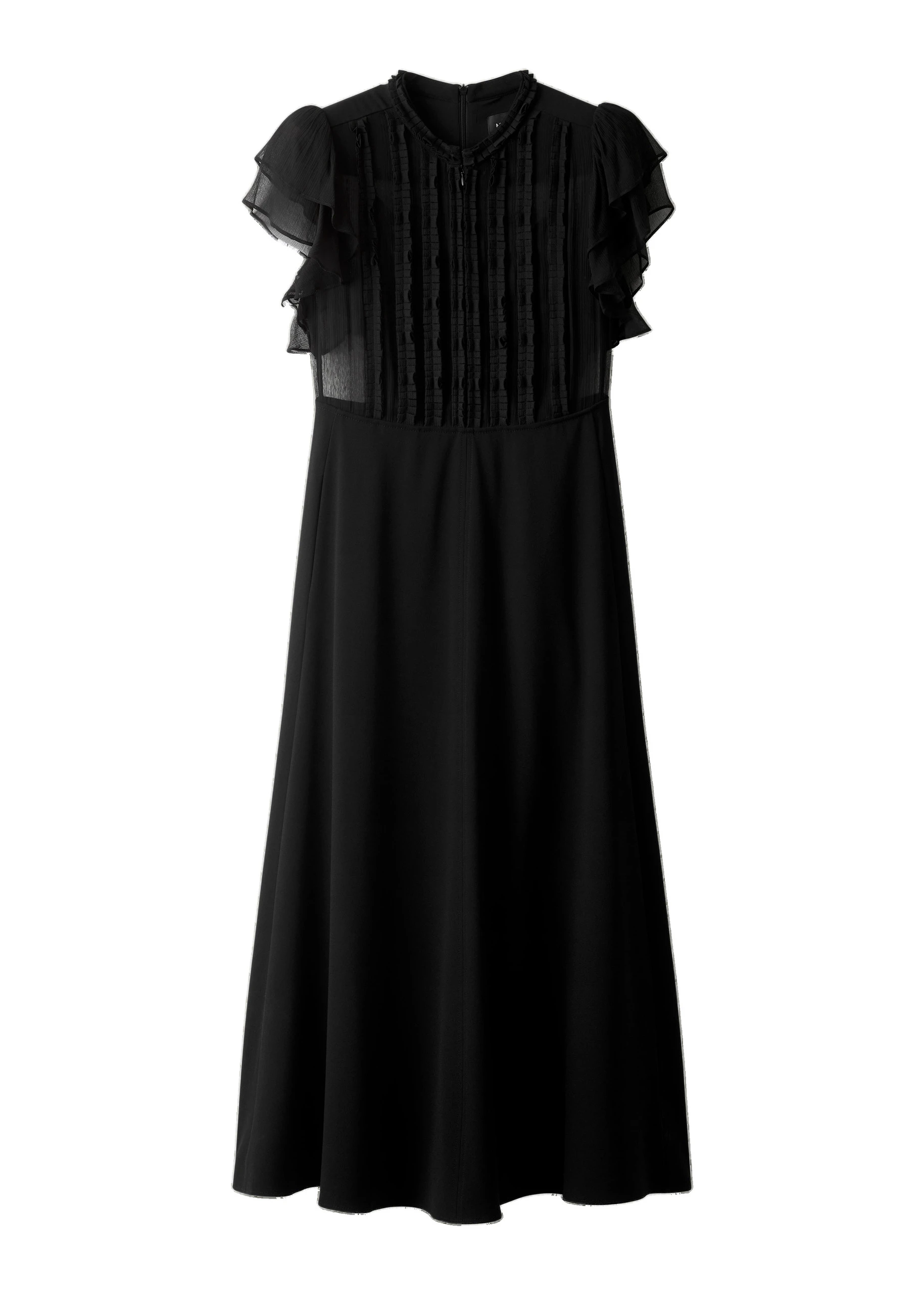 ME+EM Sheer Panel Maxi Dress in Black ME+EM Sheer Panel Maxi Dress in Black | Maxi Dresses | Luxury Shoes