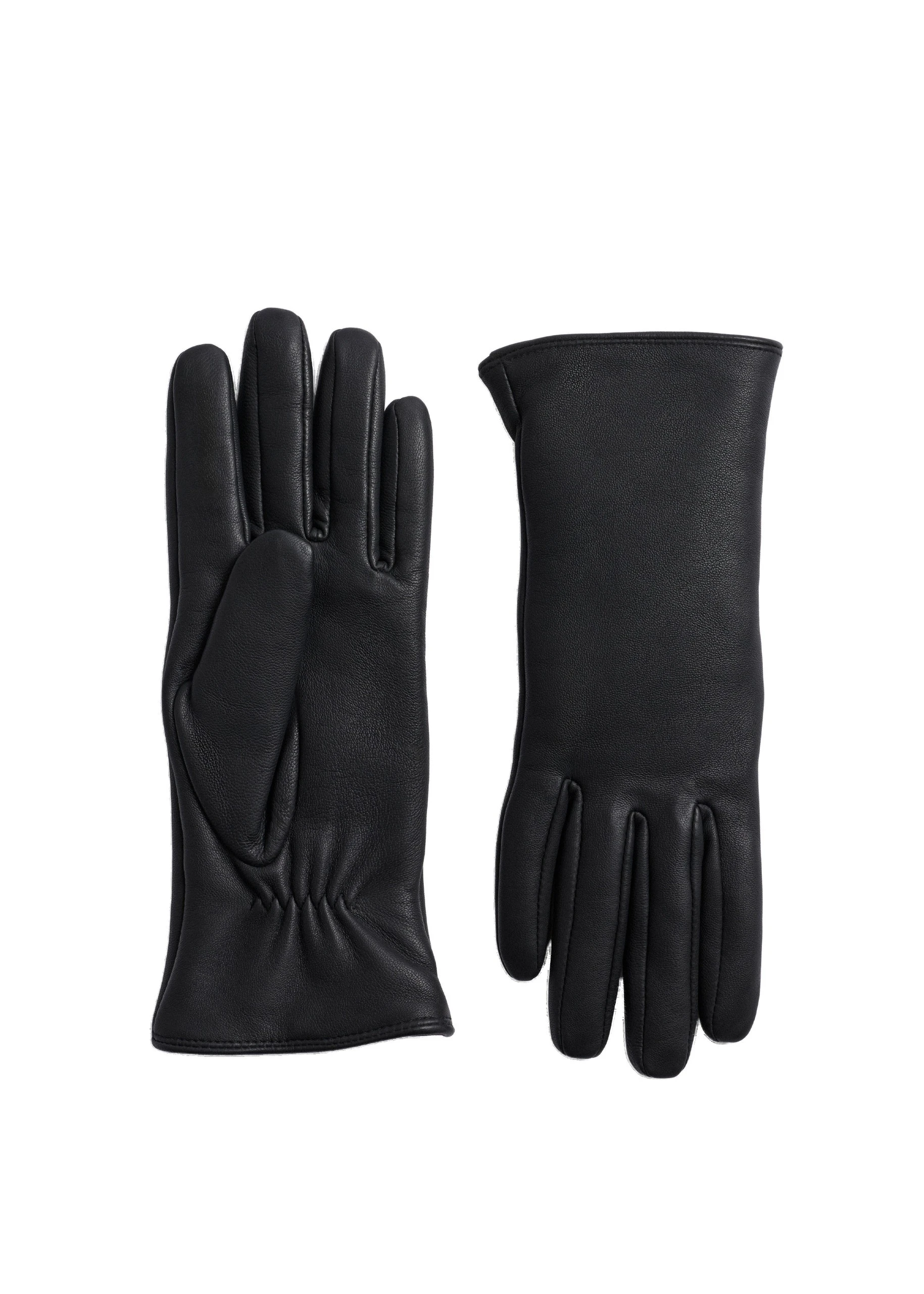 ME+EM Short Glove in Black | Accessories | Luxury Shoes ME+EM Short Glove in Black