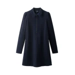 ME+EM Short Swing Dress in Navy | Mini Dresses | Luxury Shoes 