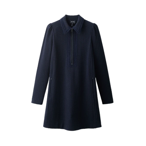 ME+EM Short Swing Dress in Navy