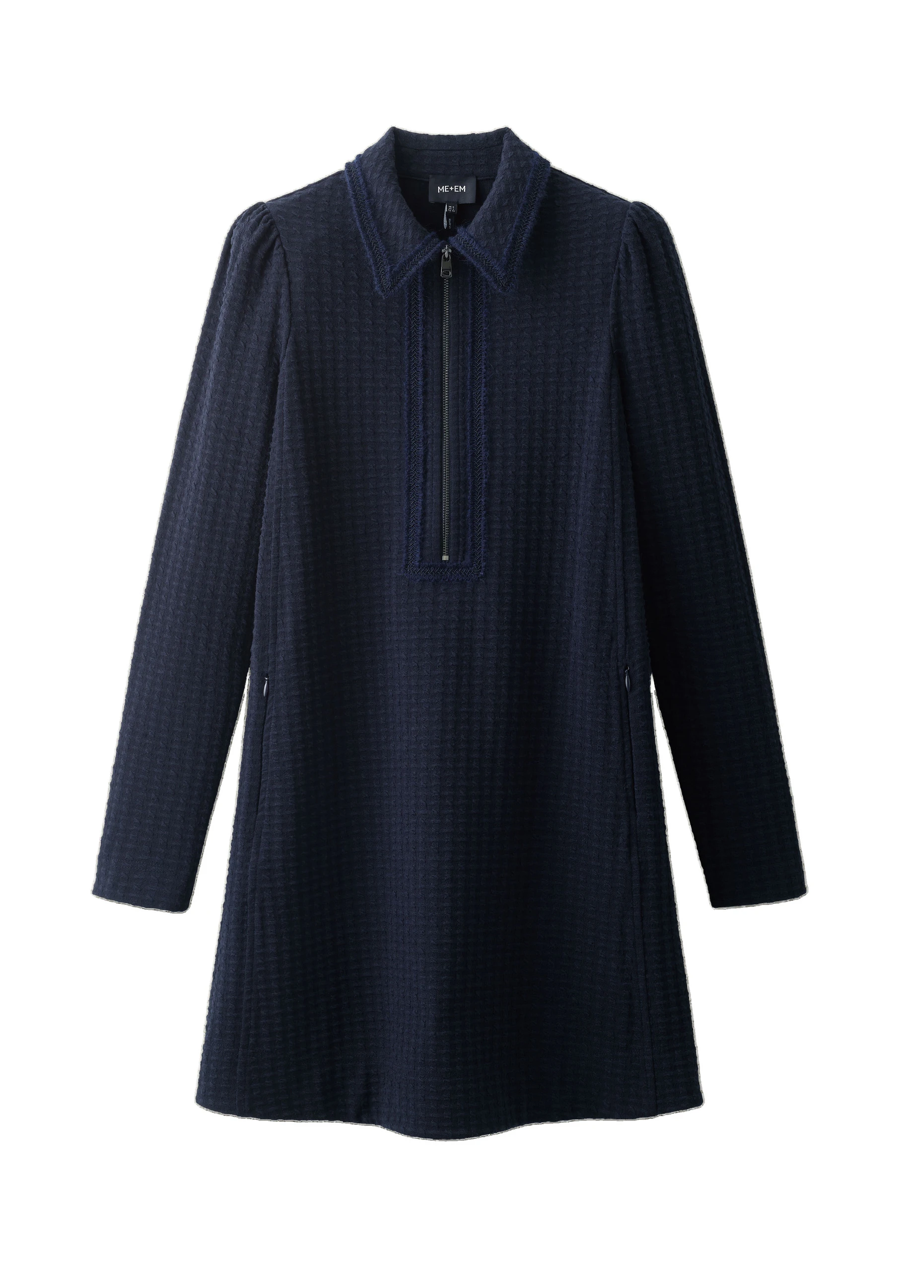 ME+EM Short Swing Dress in Navy ME+EM Short Swing Dress in Navy | Mini Dresses | Luxury Shoes