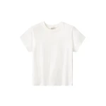 ME+EM Shrunken Layering Tee in Light Cream