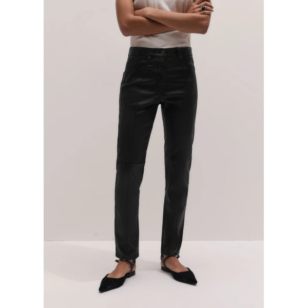 ME+EM Skinny Boot Trouser in Black Brown