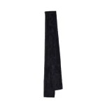 ME+EM Slim Knit Scarf in Black | Scarves | Luxury Shoes 
