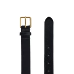 ME+EM Square Buckle Belt in Black