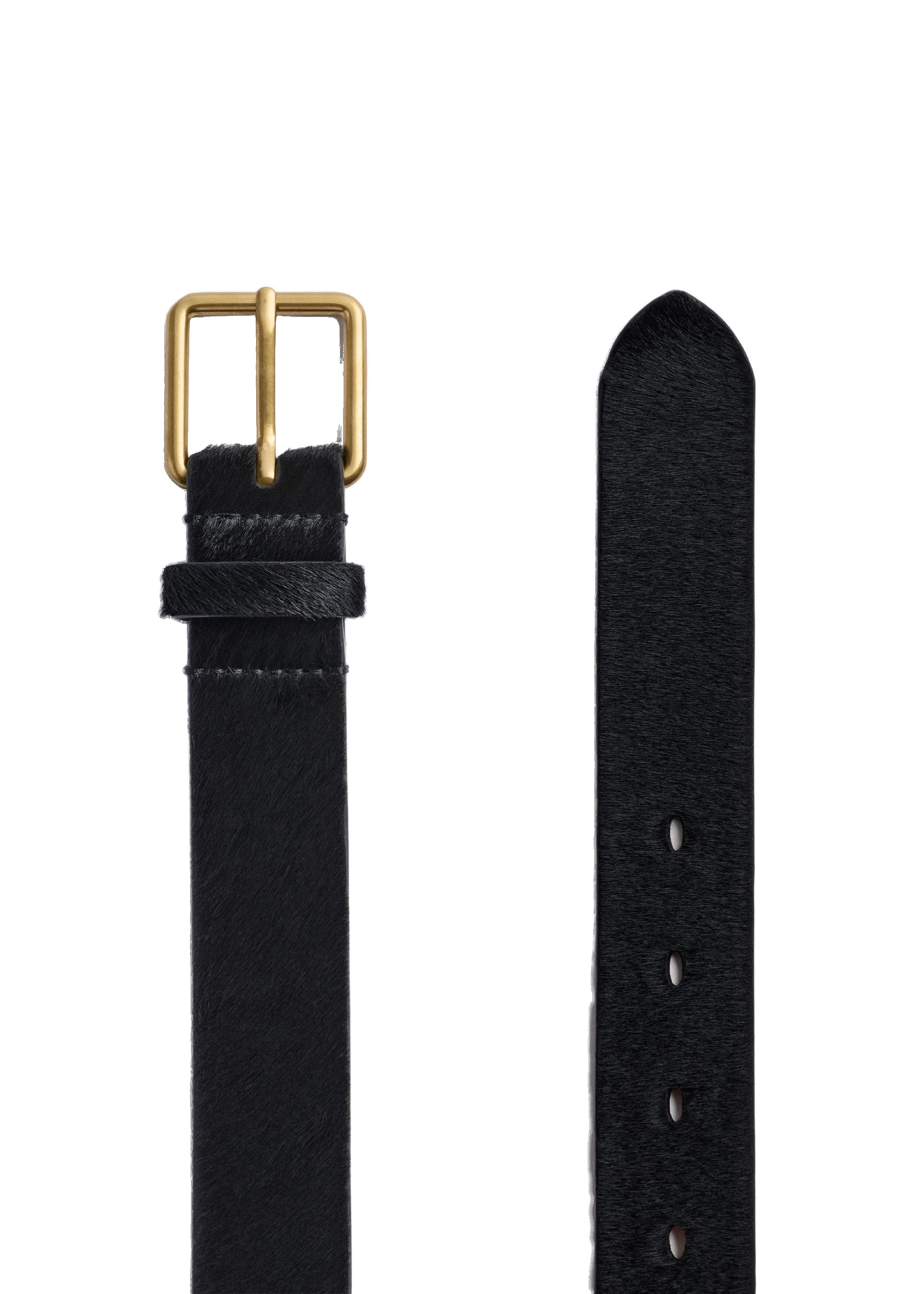 ME+EM Square Buckle Belt in Black | Accessories | Luxury Shoes ME+EM Square Buckle Belt in Black