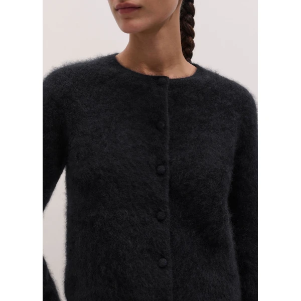 ME+EM Straight Cardigan in Black, view 3 | Cardigan | Luxury Shoes 