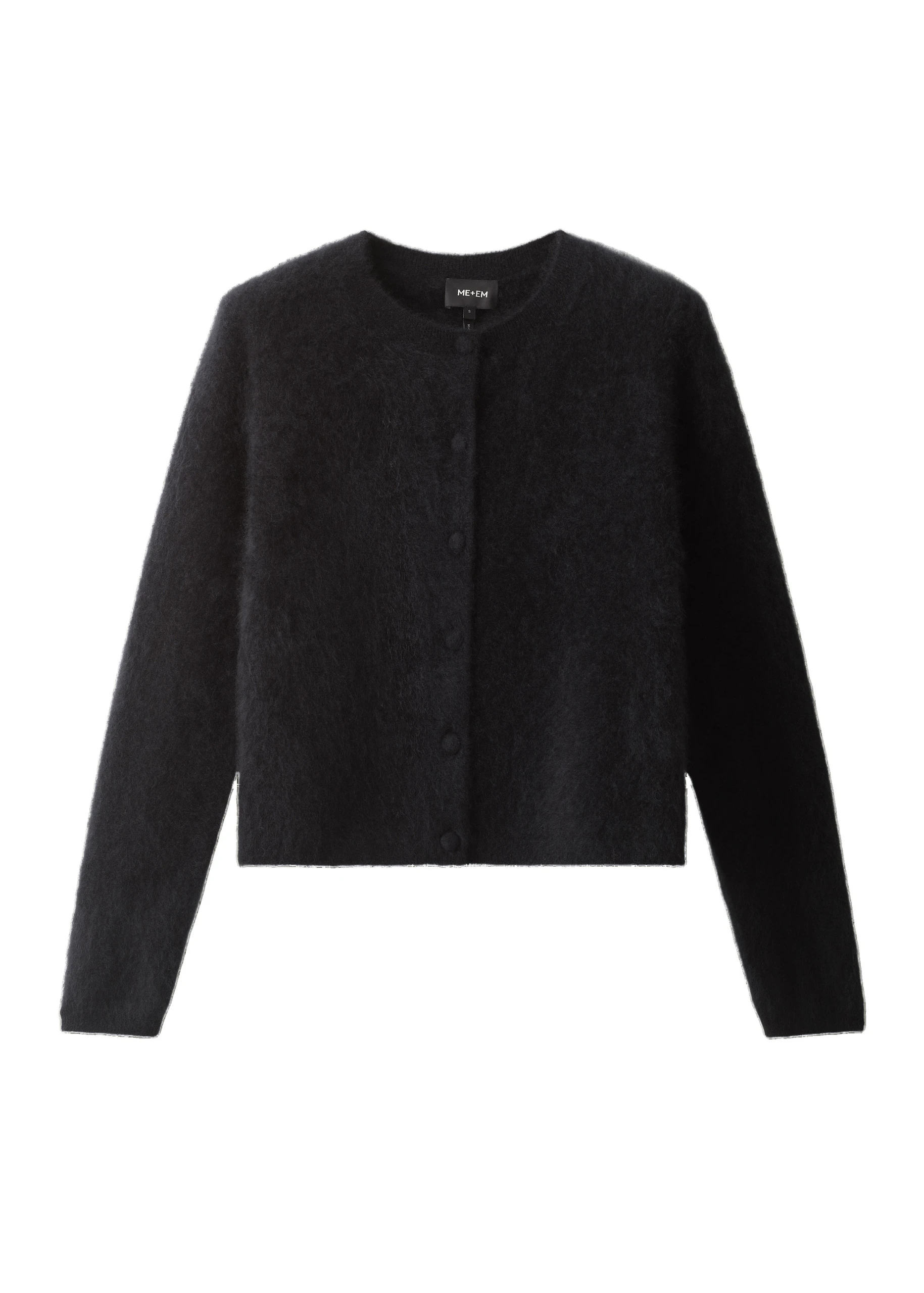 ME+EM Straight Cardigan in Black ME+EM Straight Cardigan in Black | Cardigan | Luxury Shoes