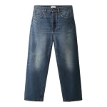 ME+EM Straight Crop Jean in Authentic Dark Wash
