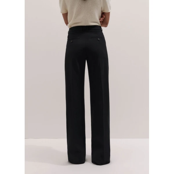 ME+EM Straight-Leg Trouser in Black