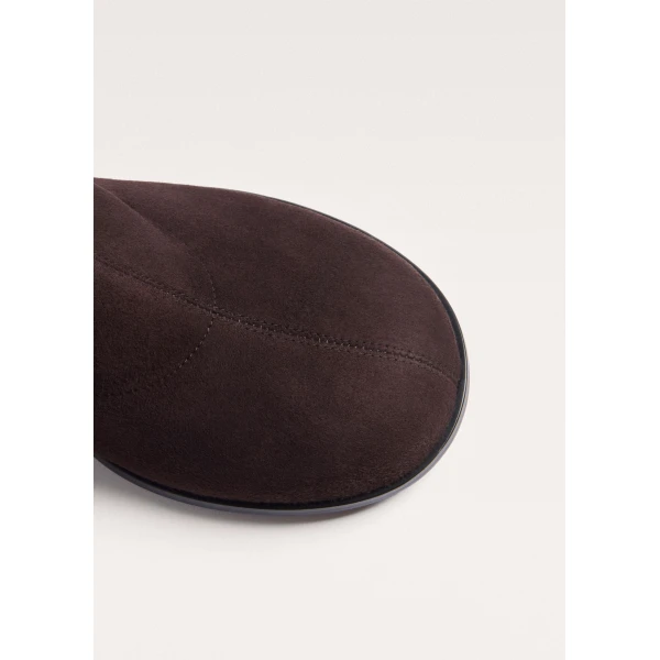 ME+EM Stretch Ankle Boot in Deep Chocolate, view 5 | Boots | Luxury Shoes 