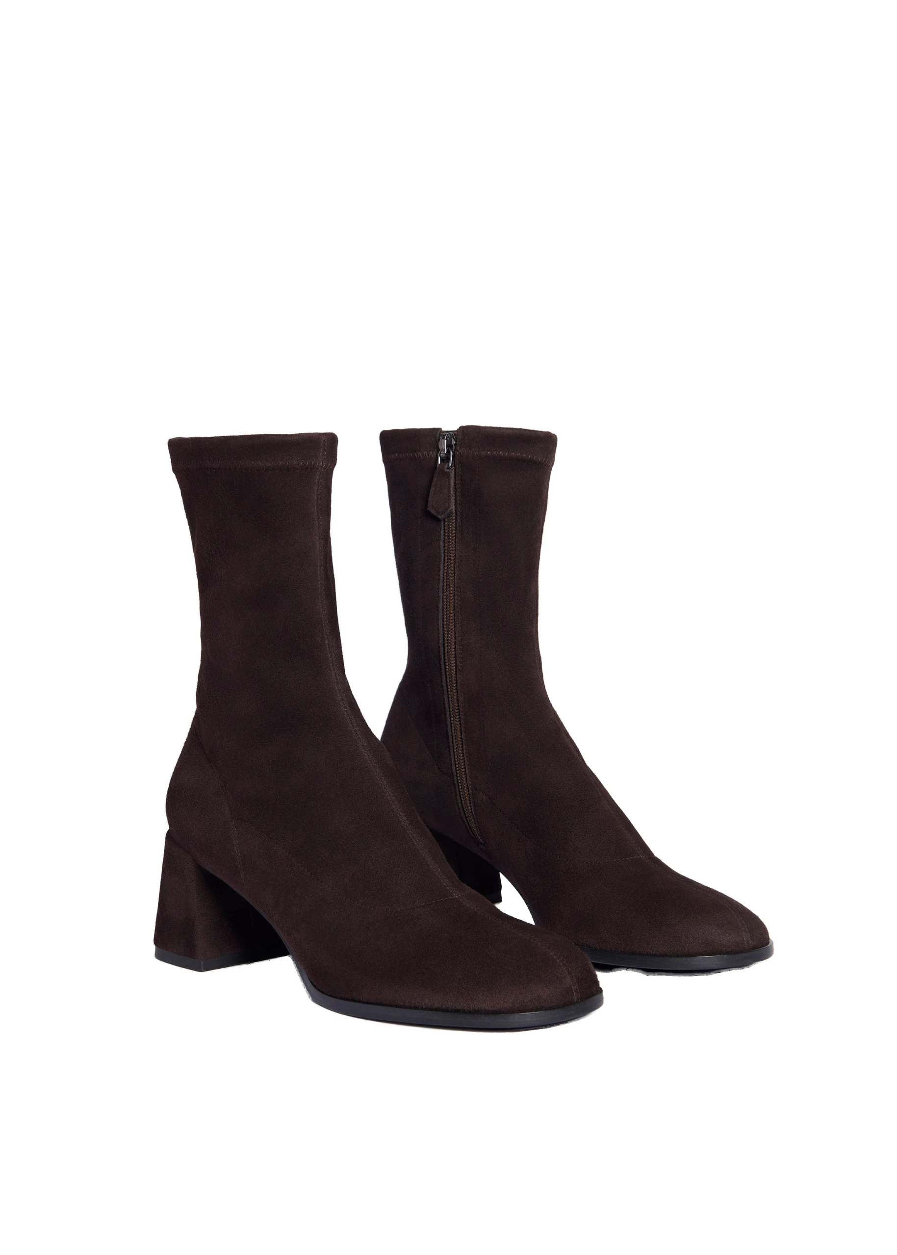 ME+EM Stretch Ankle Boot in Deep Chocolate ME+EM Stretch Ankle Boot in Deep Chocolate | Boots | Luxury Shoes
