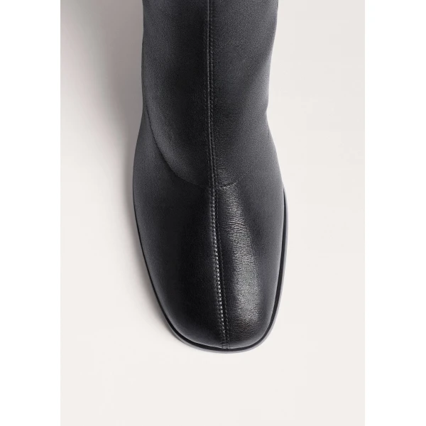 ME+EM Stretch Knee-High Boot in Black