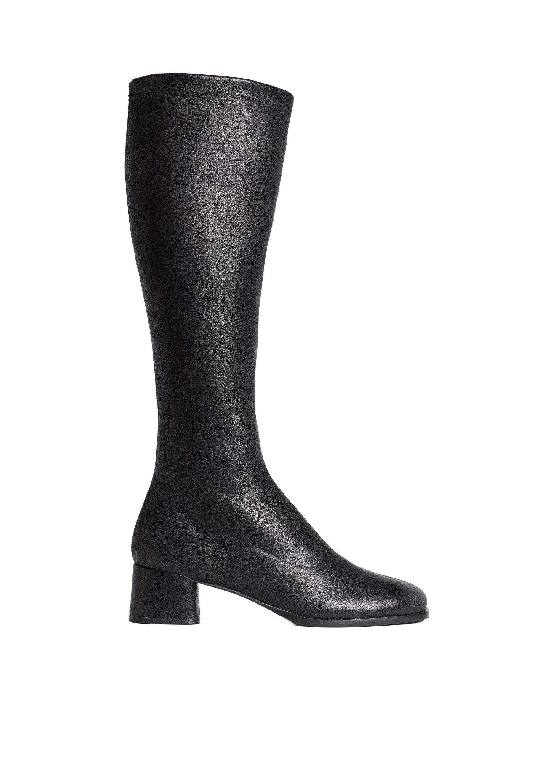 ME+EM Stretch Knee-High Boot in Black | Shoes | Luxury Shoes ME+EM Stretch Knee-High Boot in Black