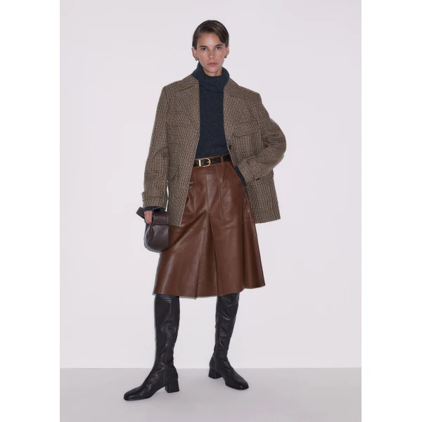 ME+EM Stretch Over-Knee Boot in Dark Chocolate