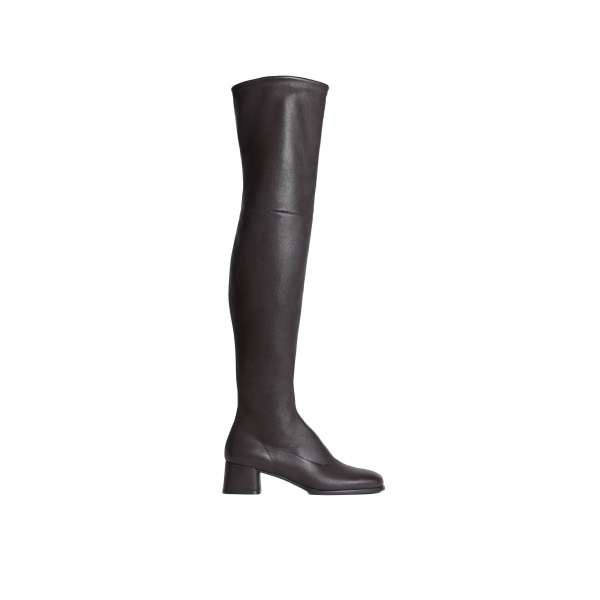 ME+EM Stretch Over-Knee Boot in Dark Chocolate