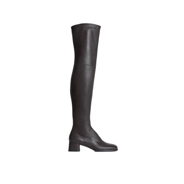 ME+EM Stretch Over-Knee Boot in Dark Chocolate
