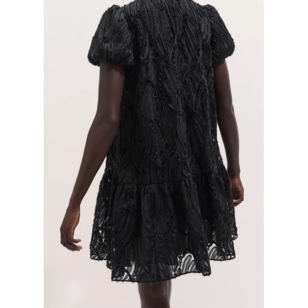 ME+EM Swing Mini Dress in Black, view 6 | Mini Dresses | Luxury Shoes 