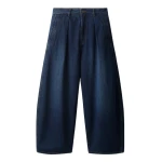 ME+EM Tailored Barrel Jean in Authentic Dark Wash