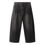 ME+EM Tailored Barrel Jean in Black Wash