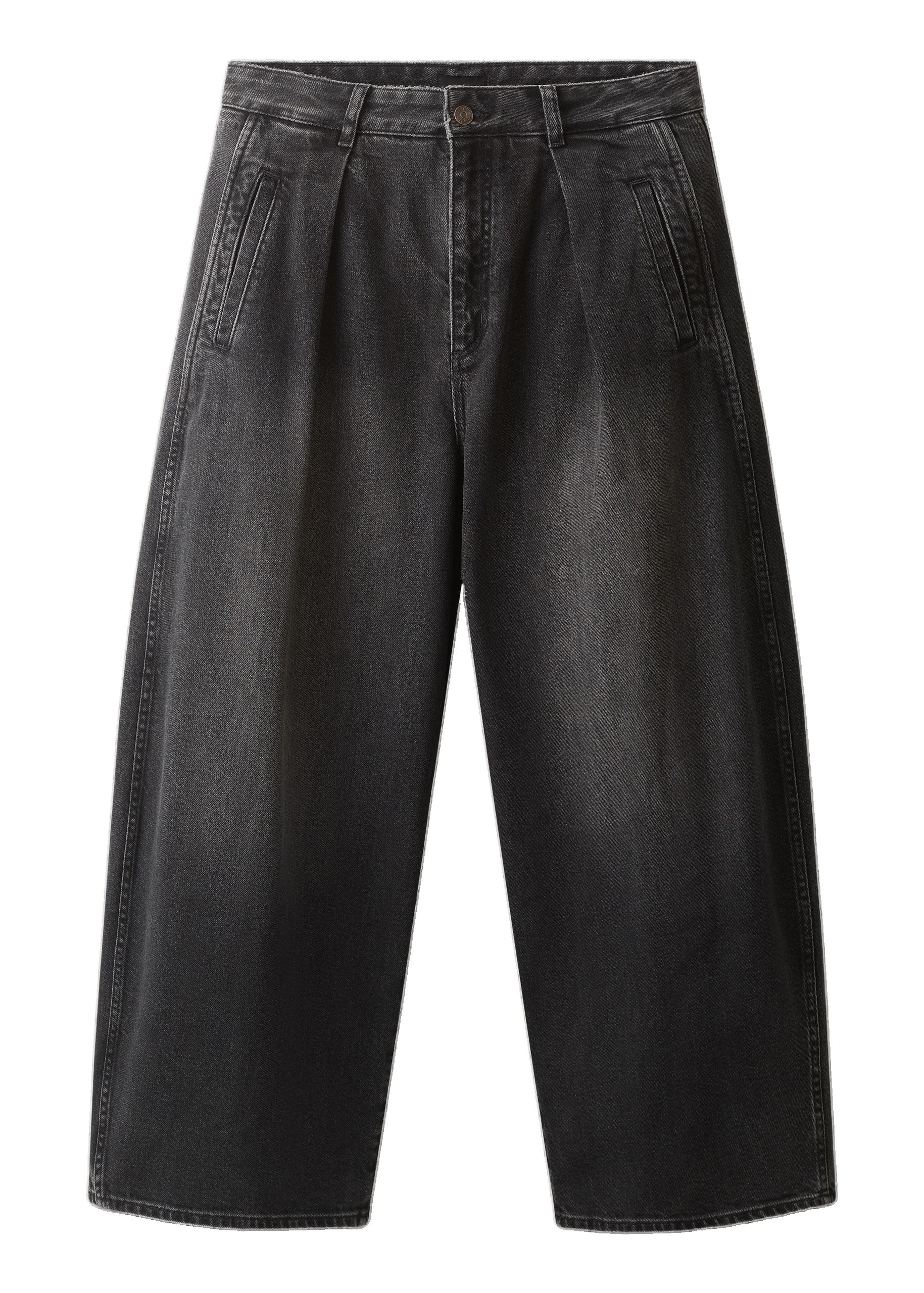 ME+EM Tailored Barrel Jean in Black Wash | Pants | Luxury Shoes ME+EM Tailored Barrel Jean in Black Wash