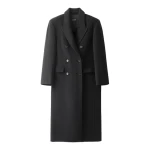 ME+EM Tailored Oversized Coat in Black