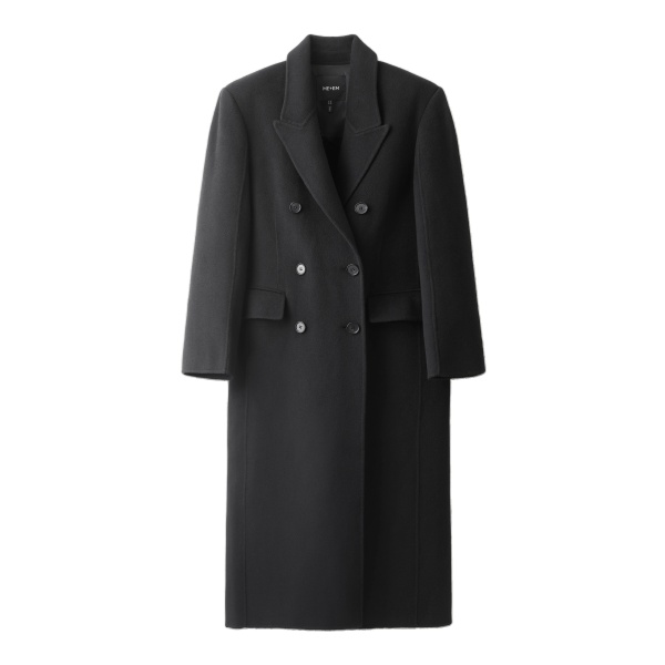 ME+EM Tailored Oversized Coat in Black