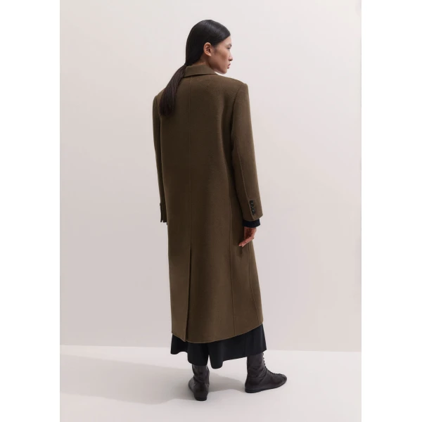 ME+EM Tailored Oversized Coat in Bronzed Brown
