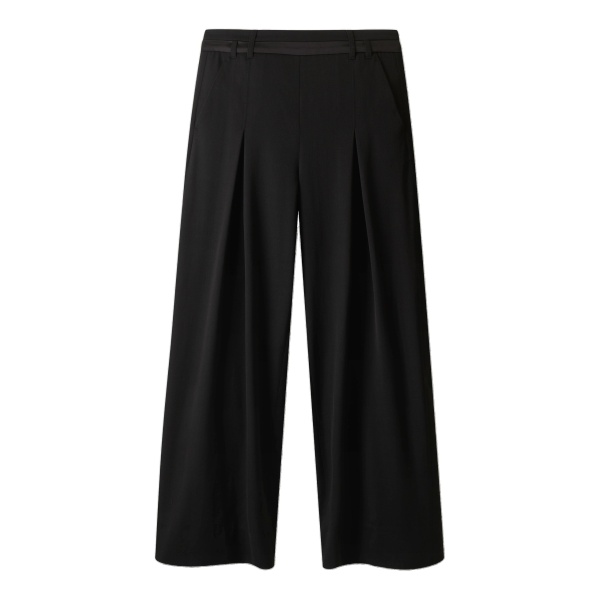 ME+EM Tapered Tux Trouser in Black