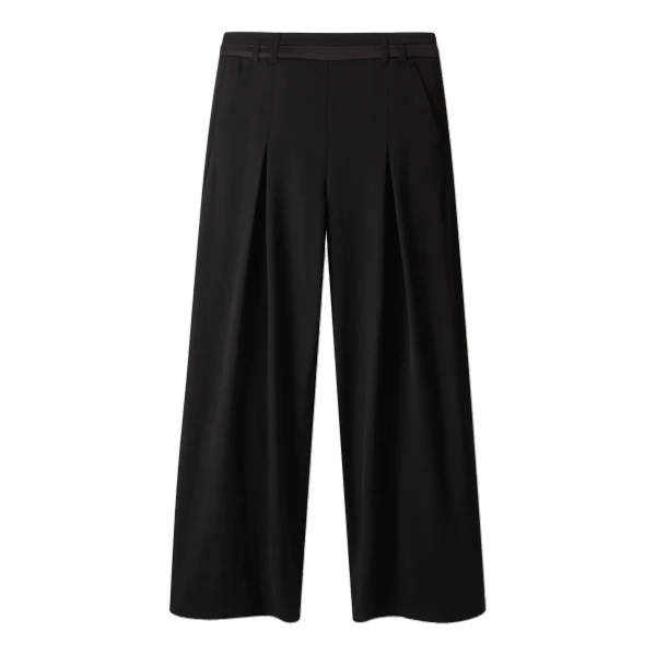 ME+EM Tapered Tux Trouser in Black