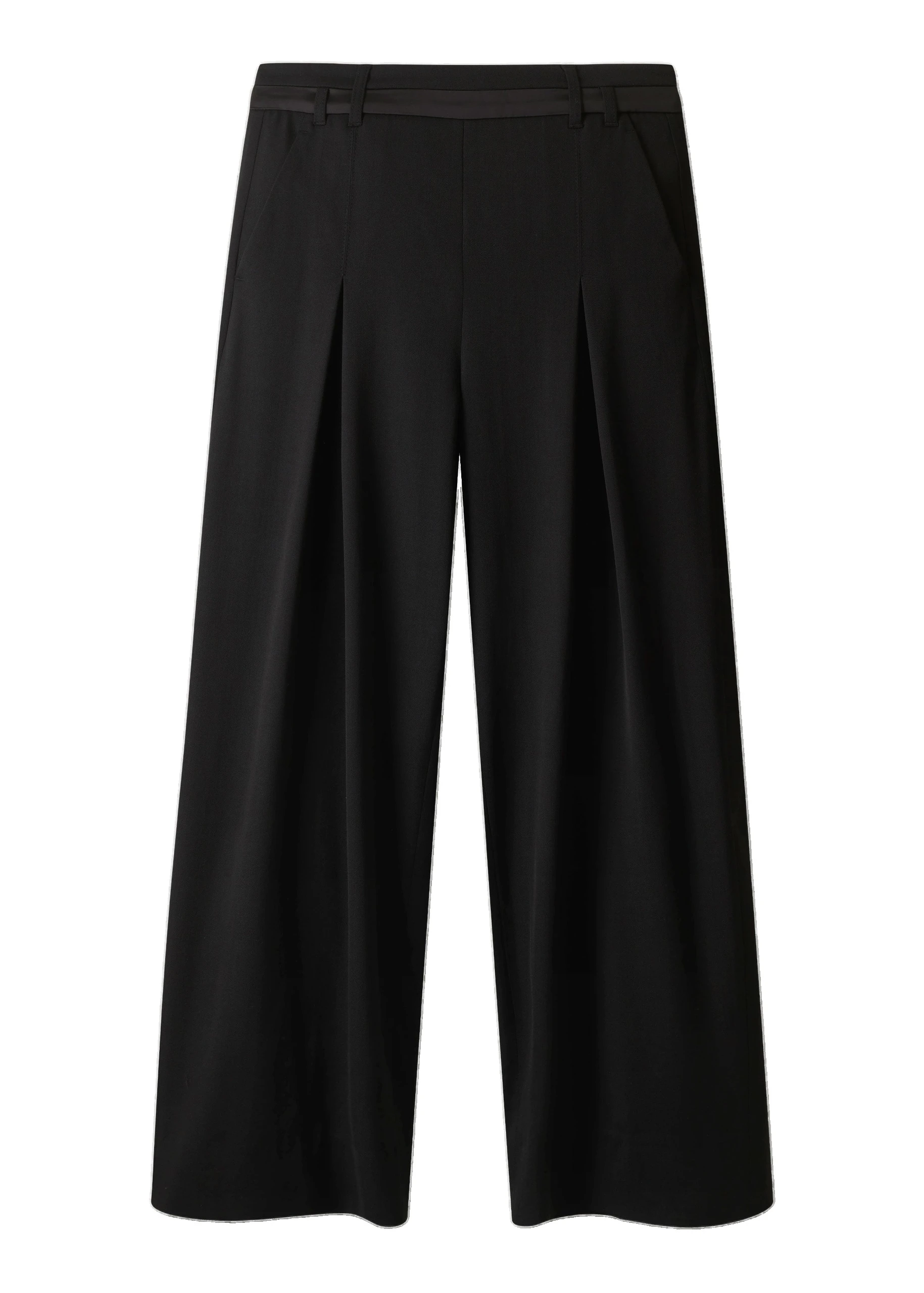 ME+EM Tapered Tux Trouser in Black | Pants | Luxury Shoes ME+EM Tapered Tux Trouser in Black