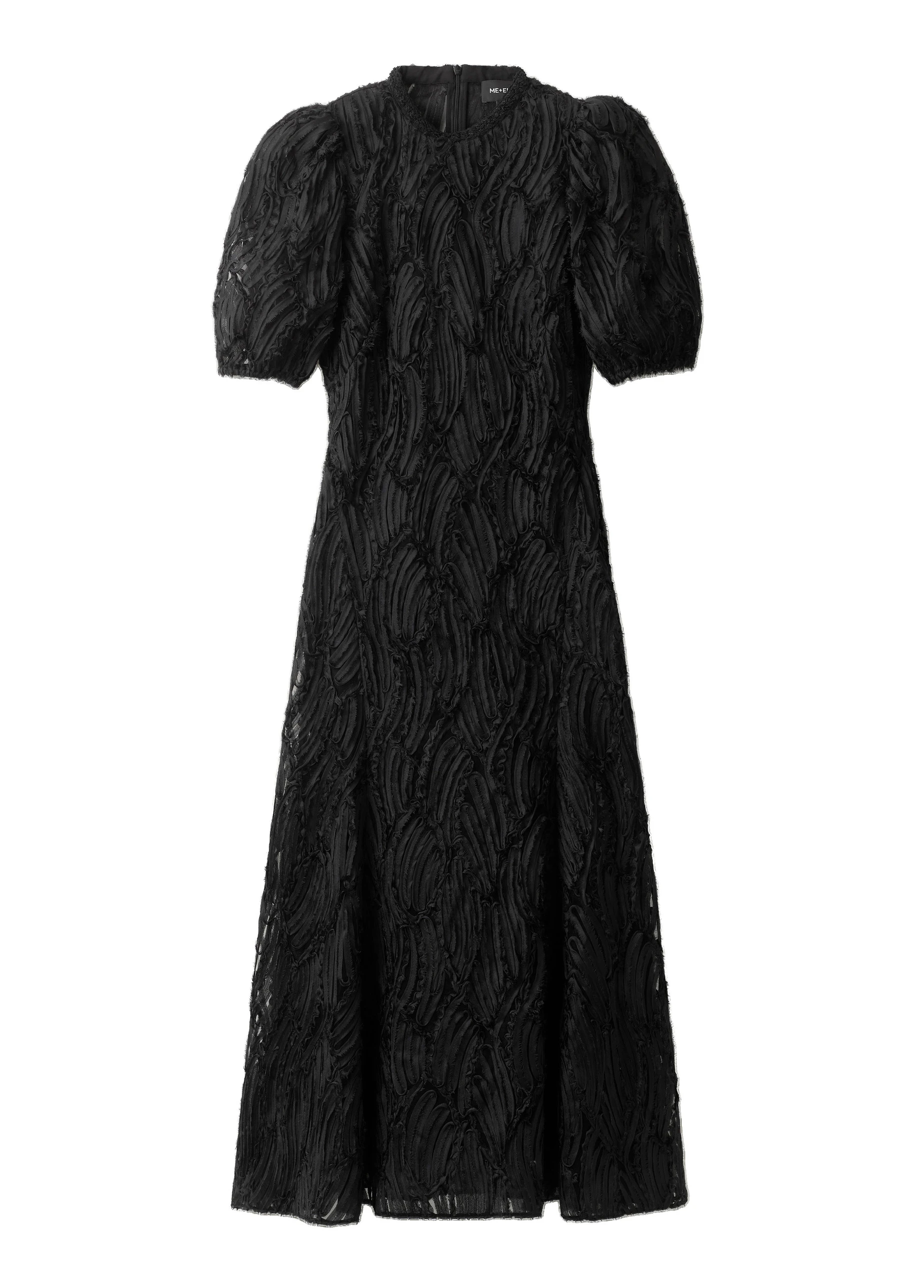 ME+EM Textured Tulle Fit + Flare Maxi Dress in Black ME+EM Textured Tulle Fit + Flare Maxi Dress in Black | Maxi Dresses | Luxury Shoes
