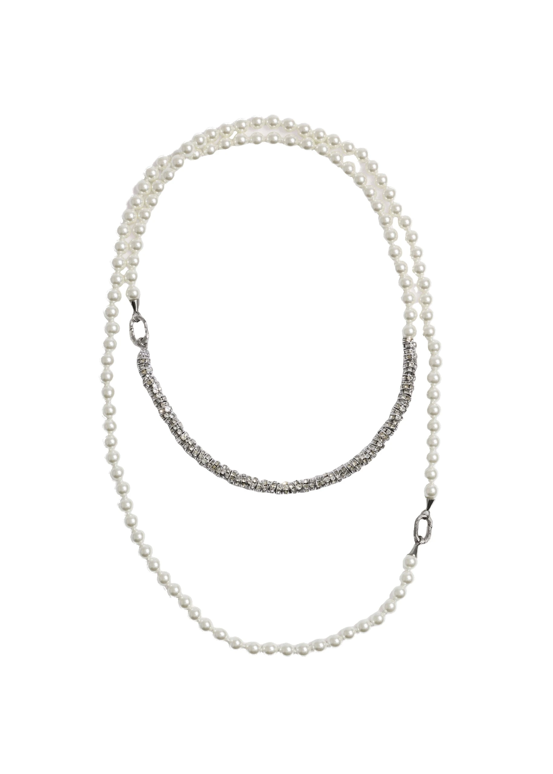 ME+EM Transformer Necklace in Silver | Jewelry | Luxury Shoes ME+EM Transformer Necklace in Silver