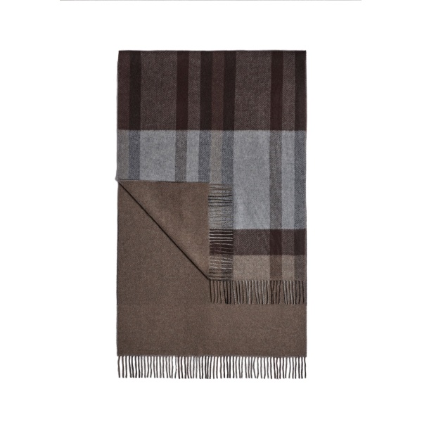 ME+EM Travel Scarf in Chocolate Multi