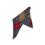 ME+EM Triangle Argyle Scarf in Grey Multi | Scarves | Luxury Shoes 