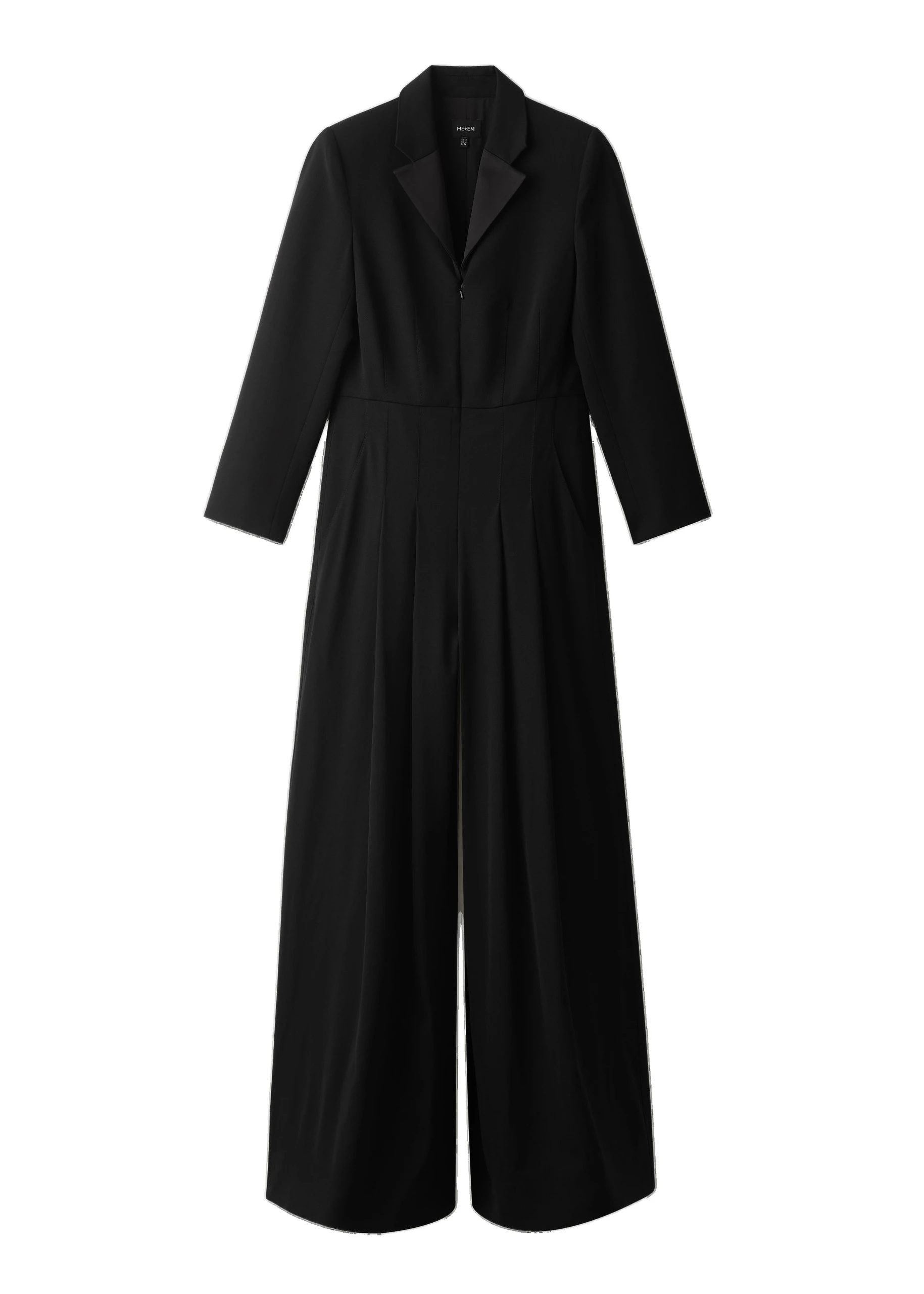 ME+EM Tux Ultra Wide Jumpsuit in Black ME+EM Tux Ultra Wide Jumpsuit in Black | Dresses | Luxury Shoes