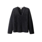 ME+EM Ultimate Boyfriend Jumper in Charcoal Mélange | Sweaters | Luxury Shoes 
